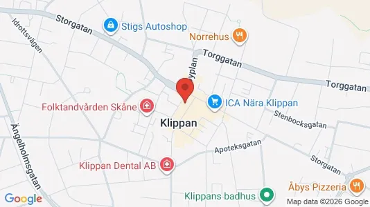 Apartments for rent in Klippan - Photo from Google Street View