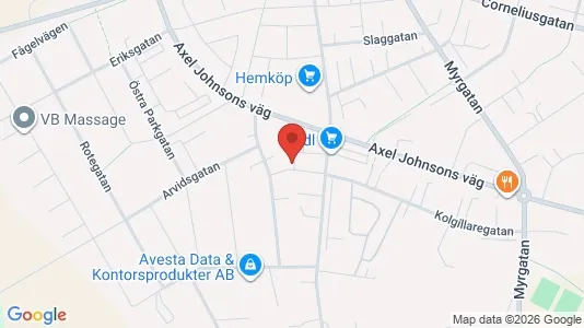 Apartments for rent i Avesta - kort over placeringen