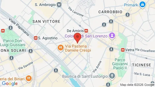 Apartments for rent i Milano Zona 1 - Centro storico - kort over placeringen