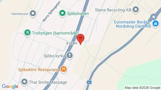 Apartments for rent i Borås - kort over placeringen