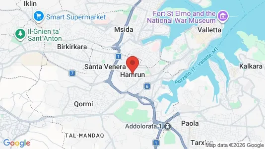 Apartments for rent i Il-Ħamrun - kort over placeringen