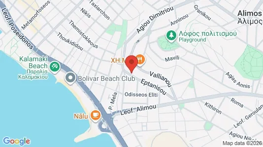 Apartments for rent i Alimos - kort over placeringen
