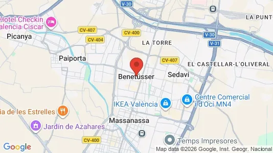 Apartments for rent in Benetússer - Photo from Google Street View