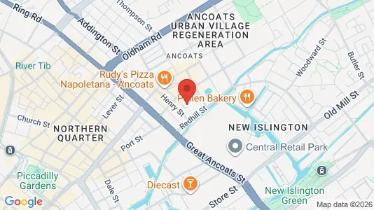 Apartments for rent i Manchester - Lancashire - kort over placeringen