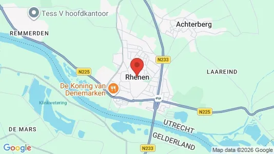 Apartments for rent i Rhenen - kort over placeringen