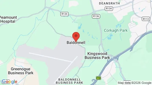 Apartments for rent i Baldonnell - kort over placeringen