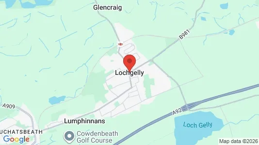 Apartments for rent i Lochgelly - Fife - kort over placeringen