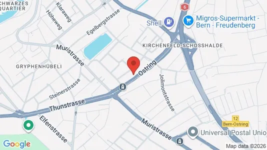 Apartments for rent i Bern-Mittelland - kort over placeringen