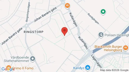 Apartments for rent i Helsingborg - kort over placeringen