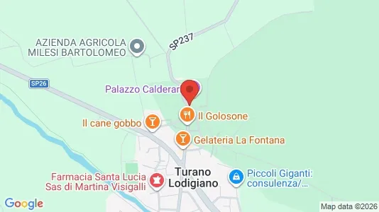 Apartments for rent i Turano Lodigiano - kort over placeringen