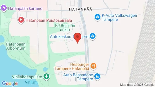 Apartments for rent i Tampere Eteläinen - kort over placeringen