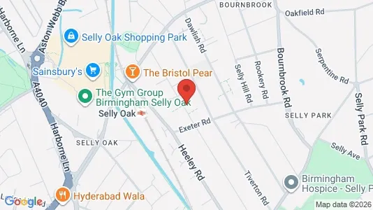 Rooms for rent in Birmingham - West Midlands - Photo from Google Street View