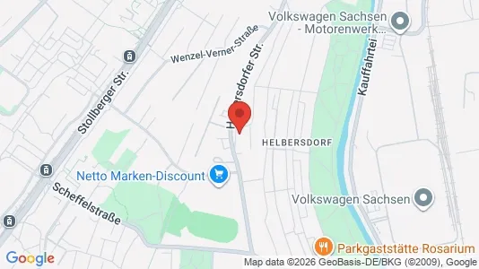 Apartments for rent i Chemnitz - kort over placeringen