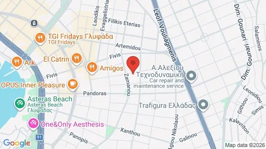 Apartments for rent in Glyfada - Photo from Google Street View