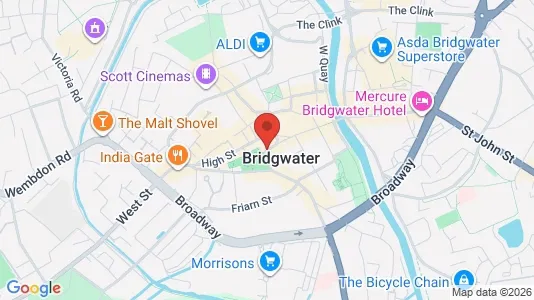 Apartments for rent in Bridgwater - Somerset - Photo from Google Street View