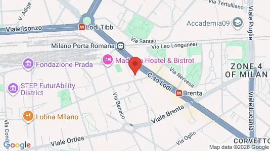 Apartments for rent i Milano Zona 5 - Vigentino, Chiaravalle, Gratosoglio - kort over placeringen