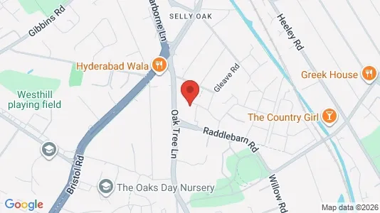 Rooms for rent i Birmingham - West Midlands - kort over placeringen