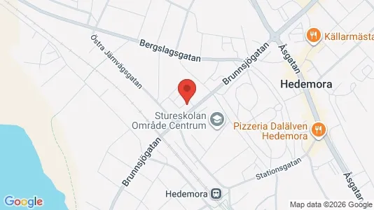 Apartments for rent i Hedemora - kort over placeringen