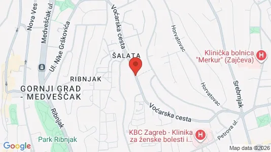 Apartments for rent i Sljeme (Medvednica-Tomislavac) - kort over placeringen