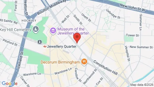 Apartments for rent i Birmingham - West Midlands - kort over placeringen
