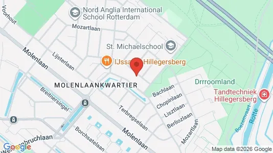 Apartments for rent i Rotterdam Hillegersberg-Schiebroek - kort over placeringen