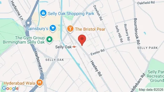 Rooms for rent in Birmingham - West Midlands - Photo from Google Street View