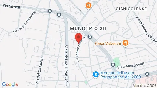 Apartments for rent i Roma Municipio XII – Monte Verde - kort over placeringen