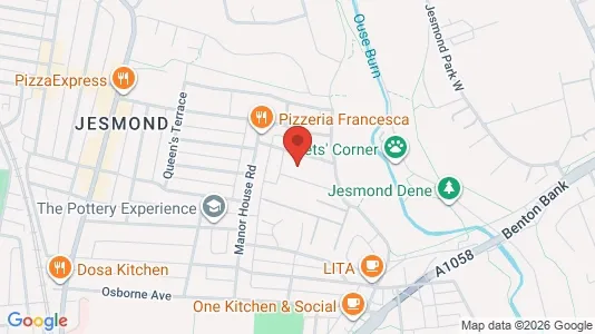 Apartments for rent i Newcastle upon Tyne - Tyne and Wear - kort over placeringen