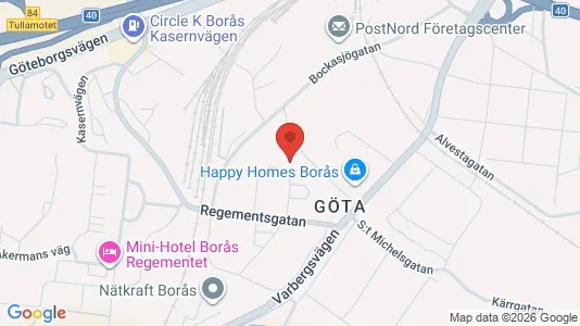 Apartments for rent i Borås - kort over placeringen