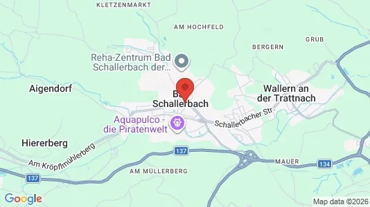 Apartments for rent i Bad Schallerbach - kort over placeringen