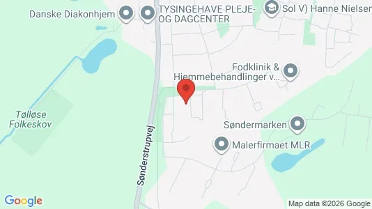 Apartments for rent i Tølløse - kort over placeringen