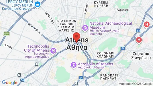 Apartments for rent i Athens Syntagma - kort over placeringen