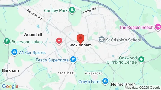 Apartments for rent i Wokingham - Berkshire - kort over placeringen