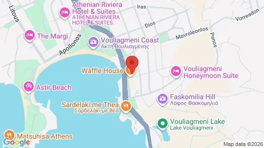 Apartments for rent i Vari-Voula-Vouliagmeni - kort over placeringen