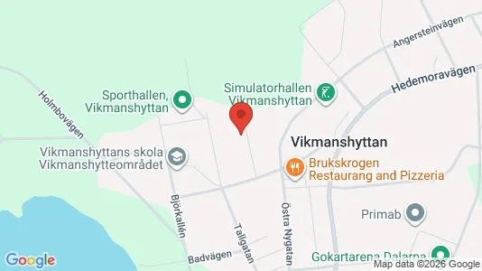 Apartments for rent i Hedemora - kort over placeringen