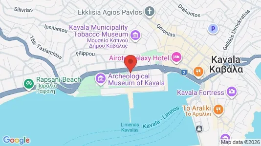 Apartments for rent i Kavala - kort over placeringen