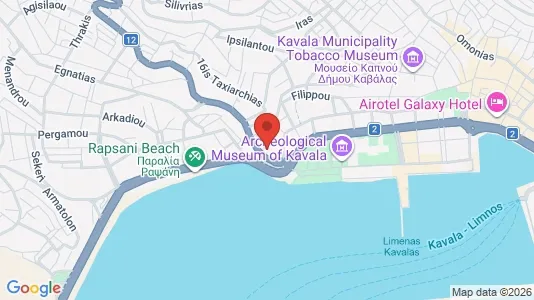 Apartments for rent i Kavala - kort over placeringen