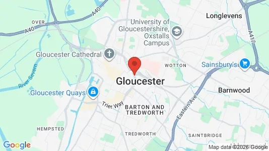 Apartments for rent i Gloucester - Gloucestershire - kort over placeringen