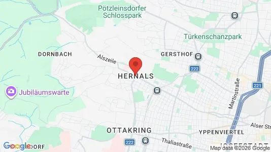Houses for rent i Vienna Hernals - kort over placeringen