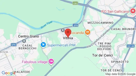 Apartments for rent i Vitinia - kort over placeringen