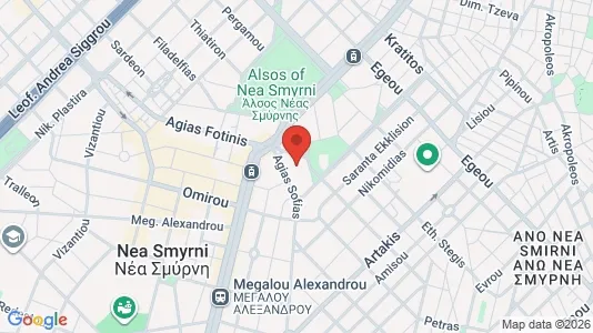 Apartments for rent i Agios Dimitrios - kort over placeringen