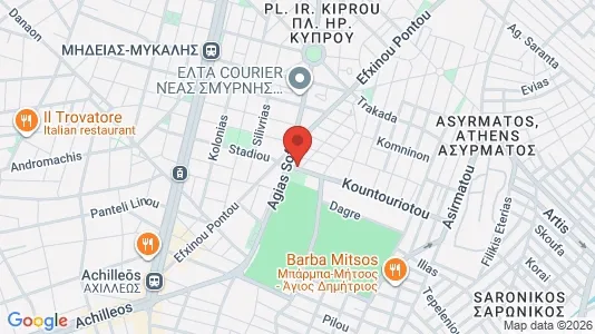 Apartments for rent i Agios Dimitrios - kort over placeringen