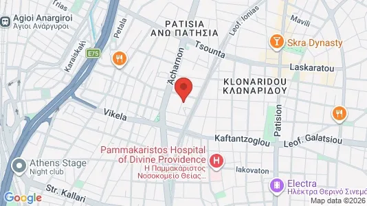 Apartments for rent i Athens Agios Nikolaos - kort over placeringen