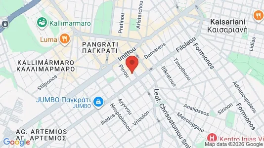 Apartments for rent i Vyronas - kort over placeringen