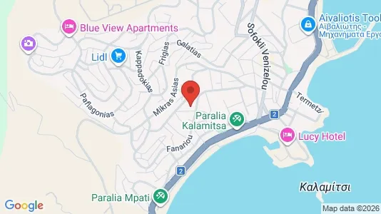Apartments for rent i Kavala - kort over placeringen