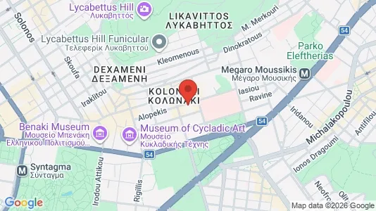 Apartments for rent i Athens Ampelokipoi - kort over placeringen