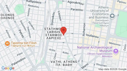 Apartments for rent i Athens Agios Nikolaos - kort over placeringen