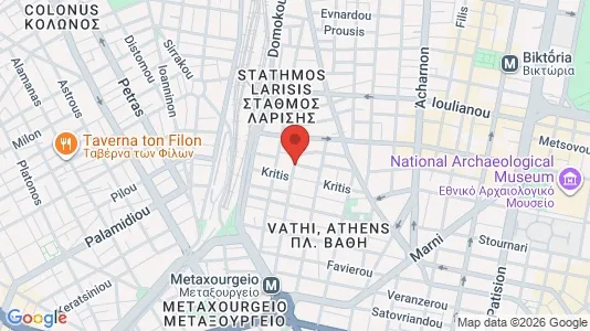 Apartments for rent i Athens Agios Nikolaos - kort over placeringen