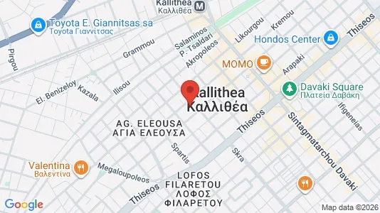 Apartments for rent in Kallithea - Photo from Google Street View