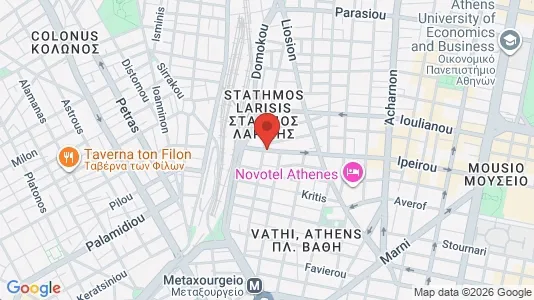 Apartments for rent i Athens Agios Nikolaos - kort over placeringen